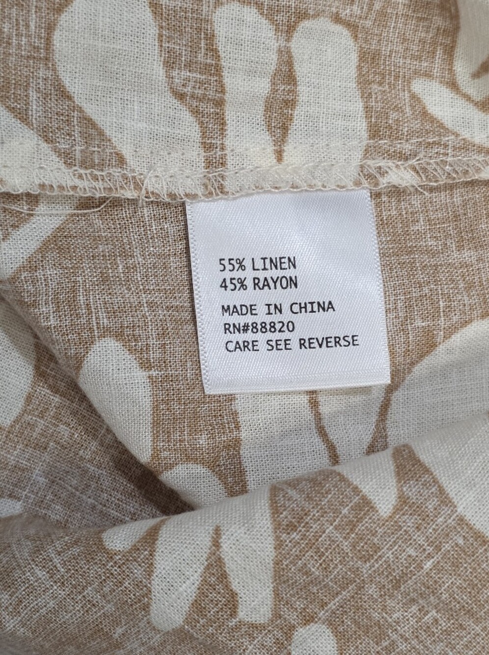 Christian Siriano Womens Size Large Floral Off-Shoulder Blouse  55% Linen - Picture 4 of 11